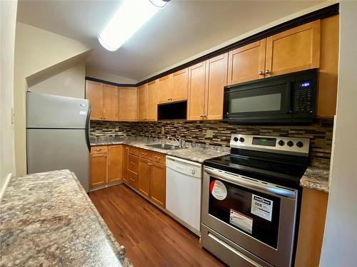 910 1742 St Mary'S Road, Winnipeg, MB - Indoor Photo Showing Kitchen With Double Sink