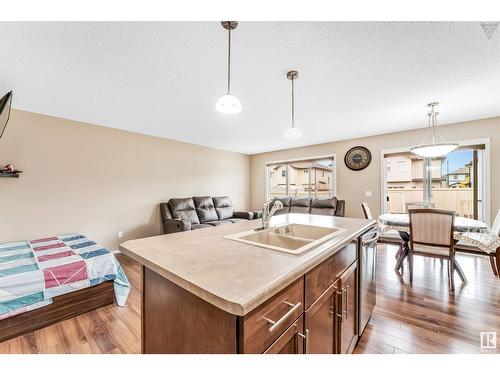 2822 16A Av Nw, Edmonton, AB - Indoor Photo Showing Kitchen With Double Sink