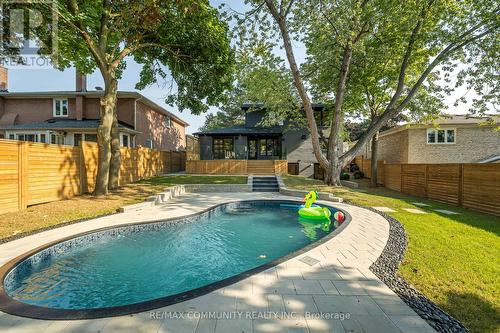 30 Kellythorne Drive, Toronto, ON - Outdoor With In Ground Pool With Deck Patio Veranda