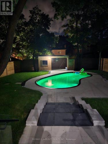 30 Kellythorne Drive, Toronto, ON - Outdoor With In Ground Pool With Backyard