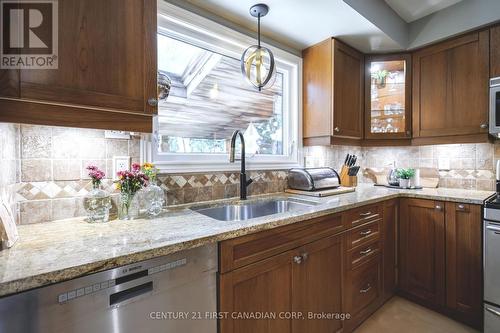 Bosch Dishwasher 2024 - 184 Millbank Drive, London, ON - Indoor Photo Showing Kitchen With Double Sink