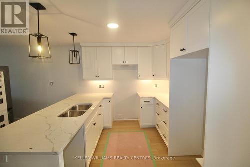 750 18Th Street, Hanover, ON - Indoor Photo Showing Kitchen With Double Sink