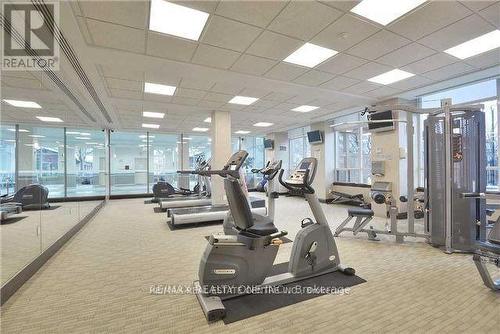 2101 - 3504 Hurontario Street, Mississauga, ON - Indoor Photo Showing Gym Room