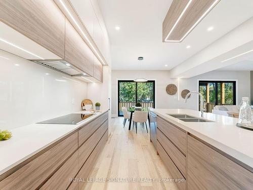 16 Walsh Ave, Toronto, ON - Indoor Photo Showing Kitchen With Double Sink