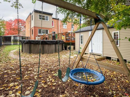 Backyard - 404 Rue De Verchères, Longueuil (Greenfield Park), QC - Outdoor With Above Ground Pool With Exterior