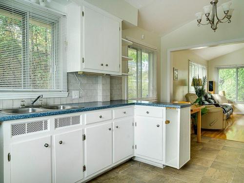 Kitchen - 257 Rue De Dijon, Laval (Pont-Viau), QC - Indoor Photo Showing Kitchen With Double Sink