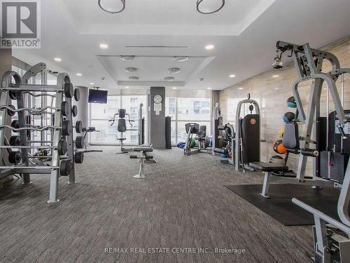 2512 - 223 Webb Drive, Mississauga, ON - Indoor Photo Showing Gym Room