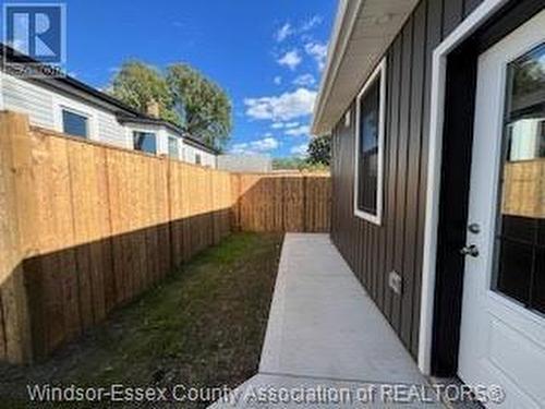 575 Wallace Unit# Rear, Windsor, ON - Outdoor