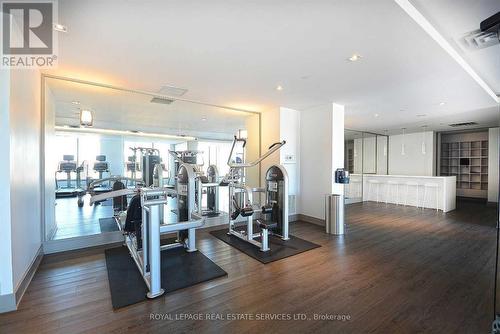 1205 - 510 Curran Place, Mississauga, ON - Indoor Photo Showing Gym Room