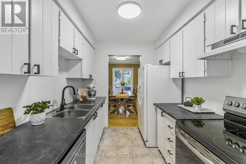 10 Shelbourne Court, Brampton, ON - Indoor Photo Showing Kitchen With Double Sink