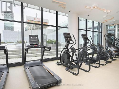 4603 - 3900 Confederation Parkway, Mississauga, ON - Indoor Photo Showing Gym Room