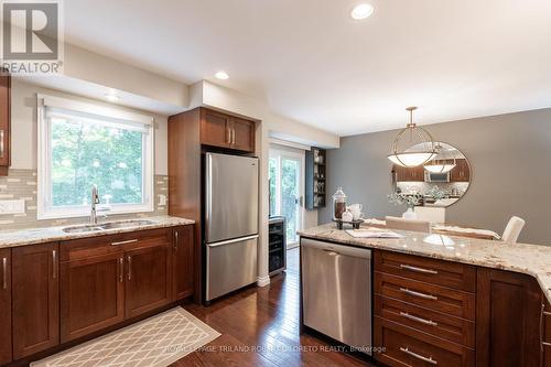 57 Parliament Crescent, London, ON - Indoor Photo Showing Kitchen With Stainless Steel Kitchen With Double Sink