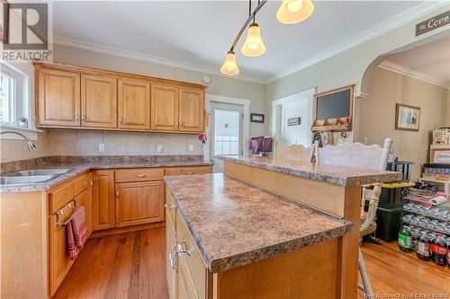 32 Schoodic Street, St. Stephen, NB - Indoor Photo Showing Kitchen With Double Sink