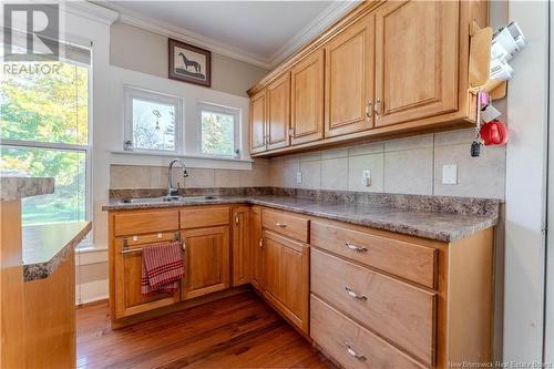 32 Schoodic Street, St. Stephen, NB - Indoor Photo Showing Kitchen With Double Sink