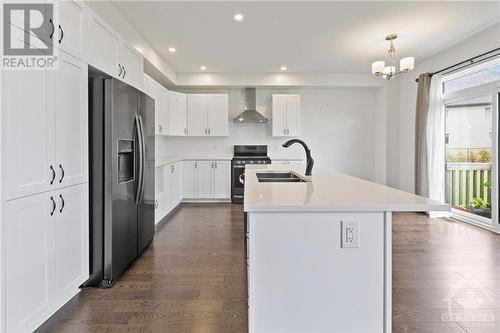 301 Chamomile Way, Ottawa, ON - Indoor Photo Showing Kitchen With Double Sink With Upgraded Kitchen