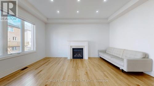 208 Wesmina Avenue, Whitchurch-Stouffville, ON - Indoor Photo Showing Living Room With Fireplace