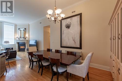 58 Queens Road, St. John'S, NL - Indoor Photo Showing Dining Room With Fireplace