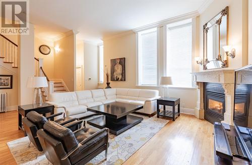 58 Queens Road, St. John'S, NL - Indoor Photo Showing Living Room With Fireplace