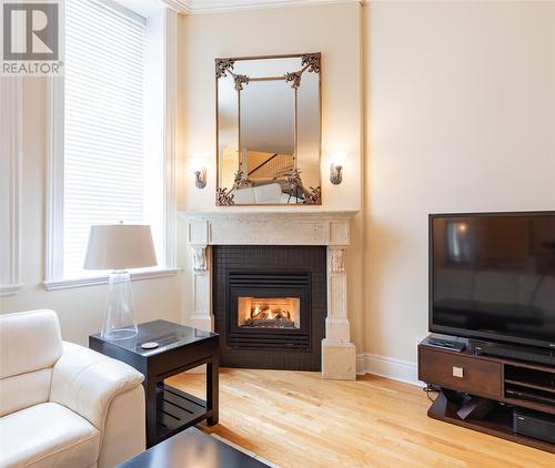 58 Queens Road, St. John'S, NL - Indoor Photo Showing Living Room With Fireplace