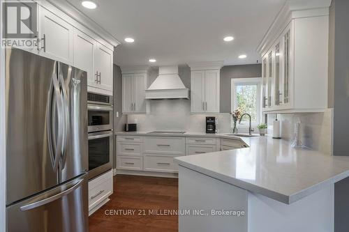 20334 Main Street, Caledon, ON - Indoor Photo Showing Kitchen With Stainless Steel Kitchen With Upgraded Kitchen