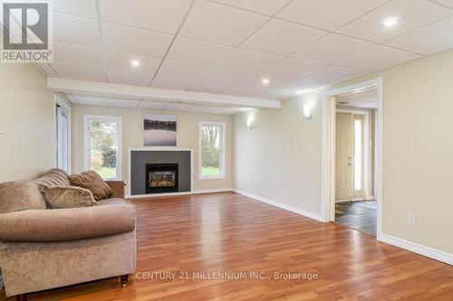 20334 Main Street, Caledon, ON - Indoor Photo Showing Living Room With Fireplace