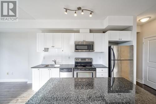 708 - 385 Prince Of Wales Drive, Mississauga, ON - Indoor Photo Showing Kitchen With Stainless Steel Kitchen With Upgraded Kitchen