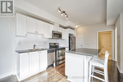 708 - 385 Prince Of Wales Drive, Mississauga, ON - Indoor Photo Showing Kitchen With Stainless Steel Kitchen With Double Sink