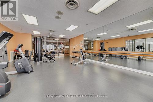 717 - 1880 Valley Farm Road, Pickering, ON - Indoor Photo Showing Gym Room