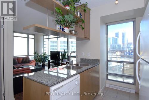 310 - 5 Mariner Terrace, Toronto, ON - Indoor Photo Showing Kitchen With Double Sink