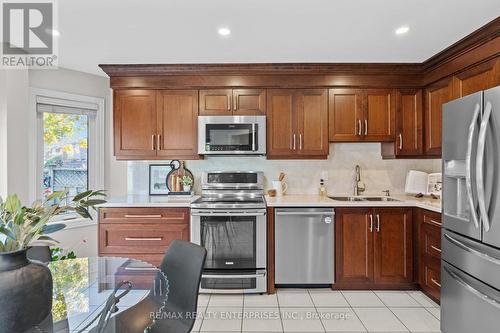 129 Valonia Drive S, Brampton, ON - Indoor Photo Showing Kitchen With Stainless Steel Kitchen With Double Sink