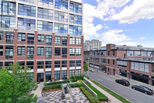 325 - 43 Hanna Avenue, Toronto, ON - Outdoor With Facade