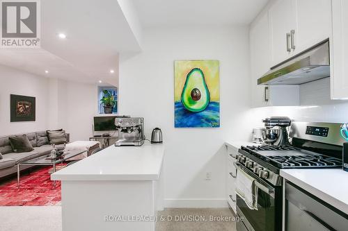 E - 43 Cecil Street, Toronto, ON - Indoor Photo Showing Kitchen With Upgraded Kitchen