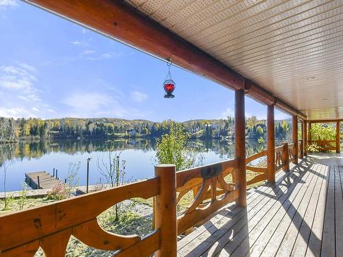 ExtÃ©rieur - 236 Ch. Tessier, Saint-Zénon, QC - Outdoor With Body Of Water With Deck Patio Veranda