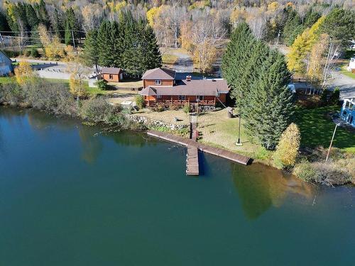 Photo aÃ©rienne - 236 Ch. Tessier, Saint-Zénon, QC - Outdoor With Body Of Water With View