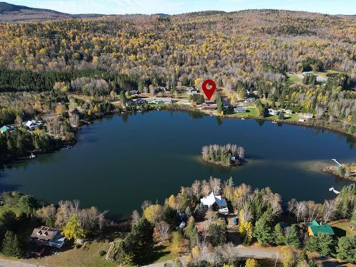 Photo aÃ©rienne - 236 Ch. Tessier, Saint-Zénon, QC - Outdoor With Body Of Water With View