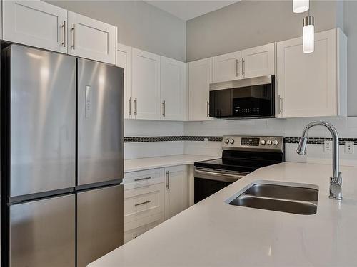 204-844 Goldstream Ave, Langford, BC - Indoor Photo Showing Kitchen With Double Sink With Upgraded Kitchen