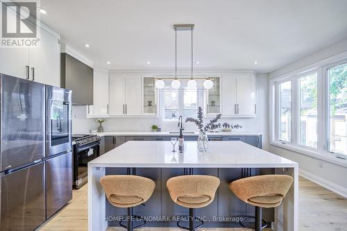 502 Mortimer Avenue, Toronto, ON - Indoor Photo Showing Kitchen With Stainless Steel Kitchen With Upgraded Kitchen