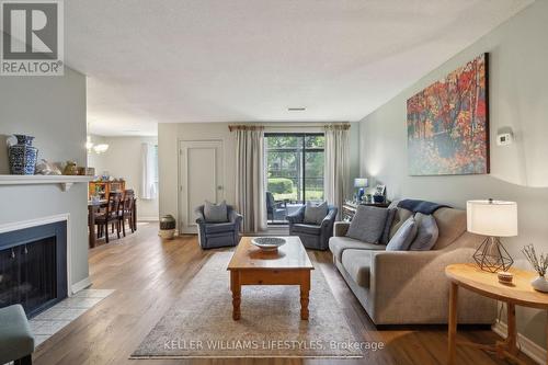 116 - 300 Everglade Crescent, London, ON - Indoor Photo Showing Living Room With Fireplace