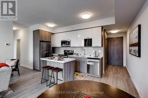 1002 - 49 Walnut Street S, Hamilton, ON - Indoor Photo Showing Kitchen With Stainless Steel Kitchen