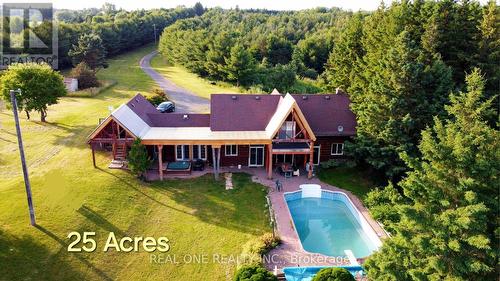 1785 Oak Hill Road, Port Hope, ON - Outdoor With In Ground Pool With Deck Patio Veranda With View