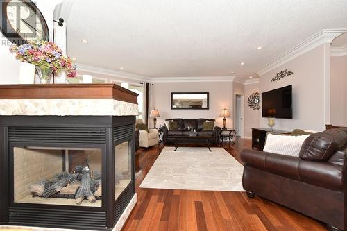 2597 Grandview Place, Blind Bay, BC - Indoor Photo Showing Living Room With Fireplace