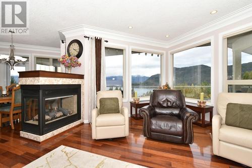 2597 Grandview Place, Blind Bay, BC - Indoor Photo Showing Living Room With Fireplace