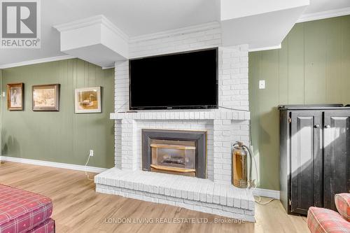 140 Concord Crescent, London, ON - Indoor Photo Showing Living Room With Fireplace