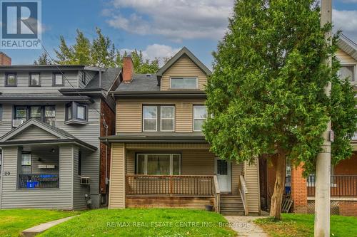 31 Gibson Avenue, Hamilton, ON - Outdoor With Deck Patio Veranda With Facade