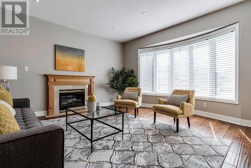 1182 Lindenrock Drive, Oakville, ON - Indoor Photo Showing Living Room With Fireplace