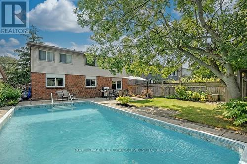 3532 Pitch Pine Crescent, Mississauga, ON - Outdoor With In Ground Pool With Backyard