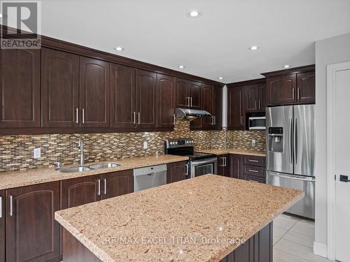 27 Macdougall Drive, Brampton, ON - Indoor Photo Showing Kitchen With Stainless Steel Kitchen With Double Sink With Upgraded Kitchen