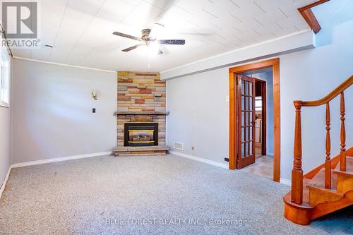 1183 Kaladar Drive, London, ON - Indoor With Fireplace