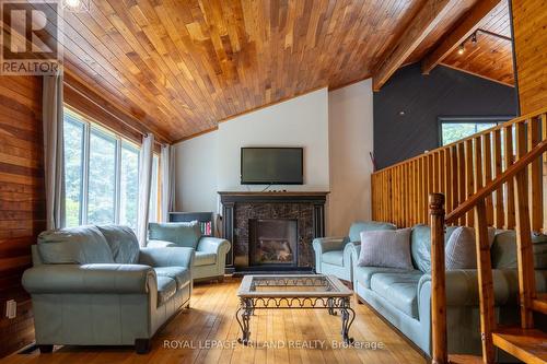 72229 Lakeshore Drive, Bluewater (Hay Twp), ON - Indoor Photo Showing Living Room With Fireplace