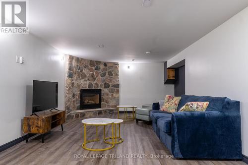 72229 Lakeshore Drive, Bluewater (Hay Twp), ON - Indoor Photo Showing Living Room With Fireplace